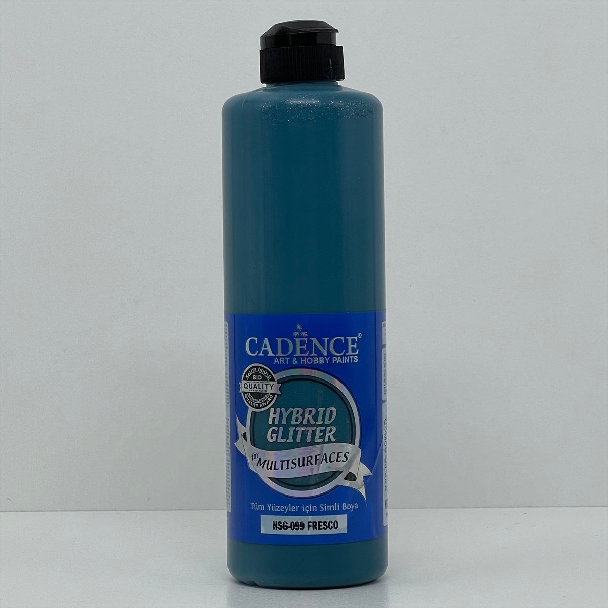 HSG099 Краска для разных поверхностей Fresco Silver Glitter, 500 мл