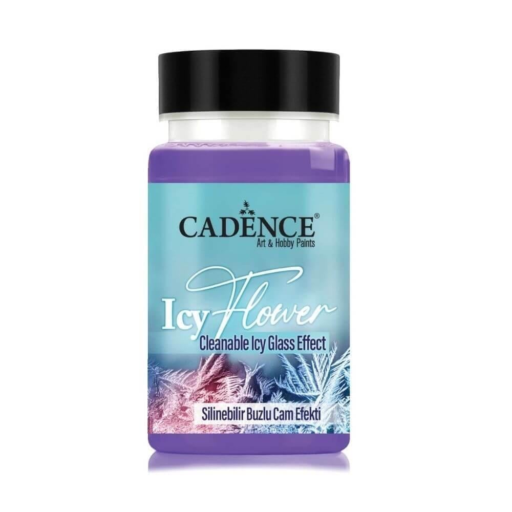Icy Flower Silinebilir Buzlu Cam Efekti IF-04 Mor 90mlL