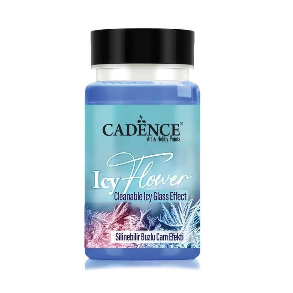 Icy Flower Silinebilir Buzlu Cam Efekti IF-05 Mavi 90mlL