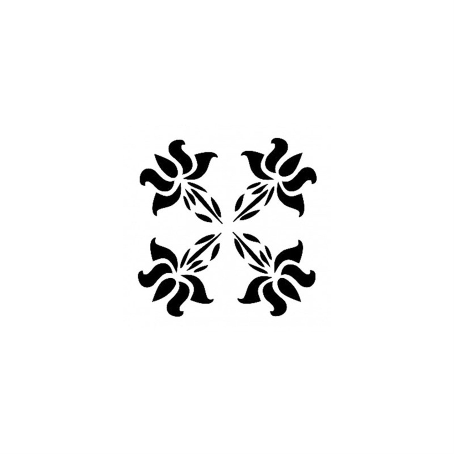 KA09 22x22 Квадратный трафарет серии KA