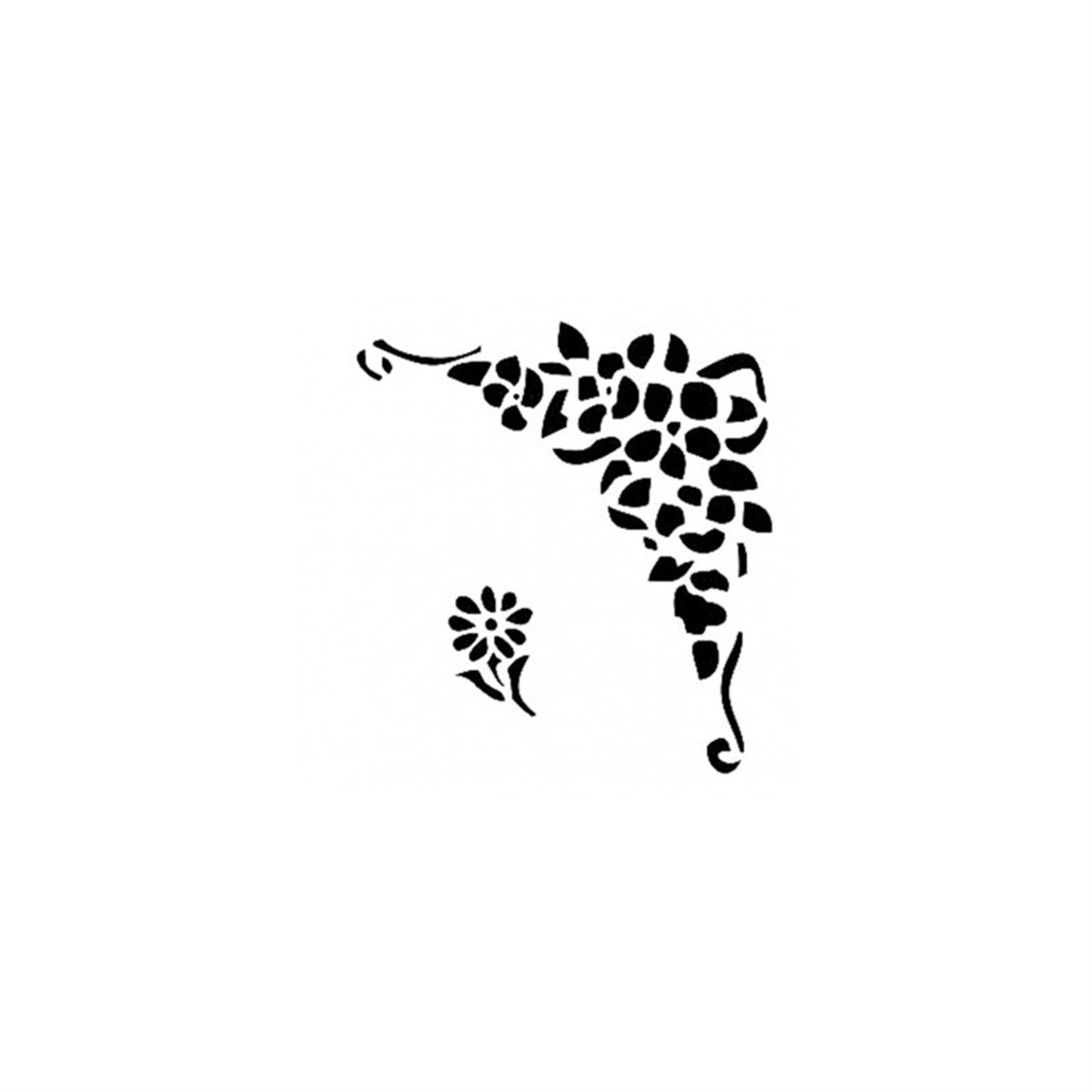 KA23 22x22 KA سلسلة استنسل مربع