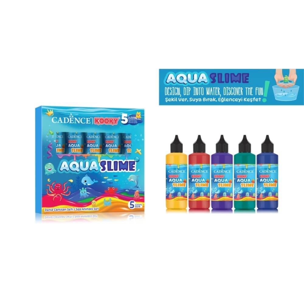 Kooky Aqua Slime Deniz Canlıları Seti 5x90ml