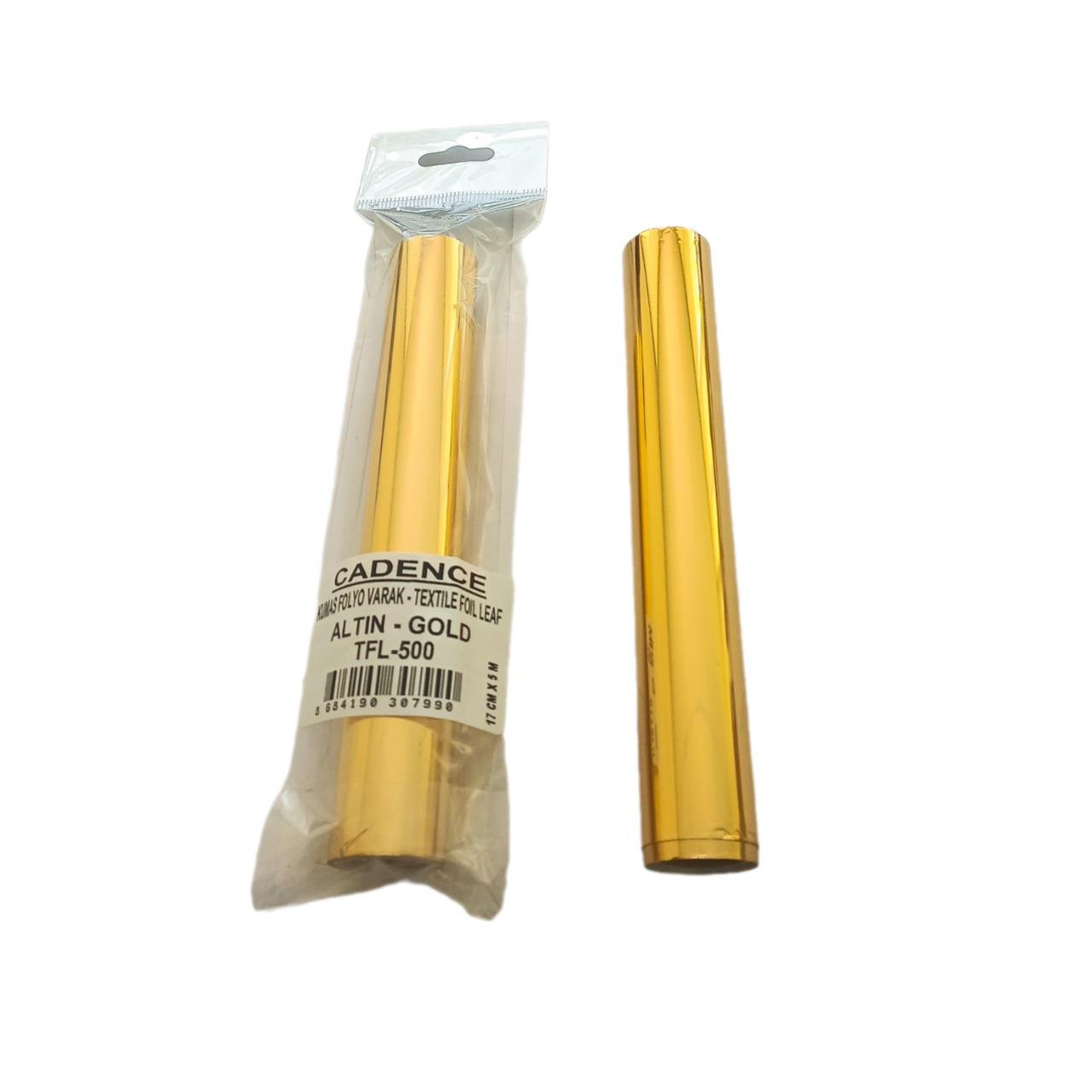 Kumaş Folyo Varak - TFL-500 Altın 17cm x 5m
