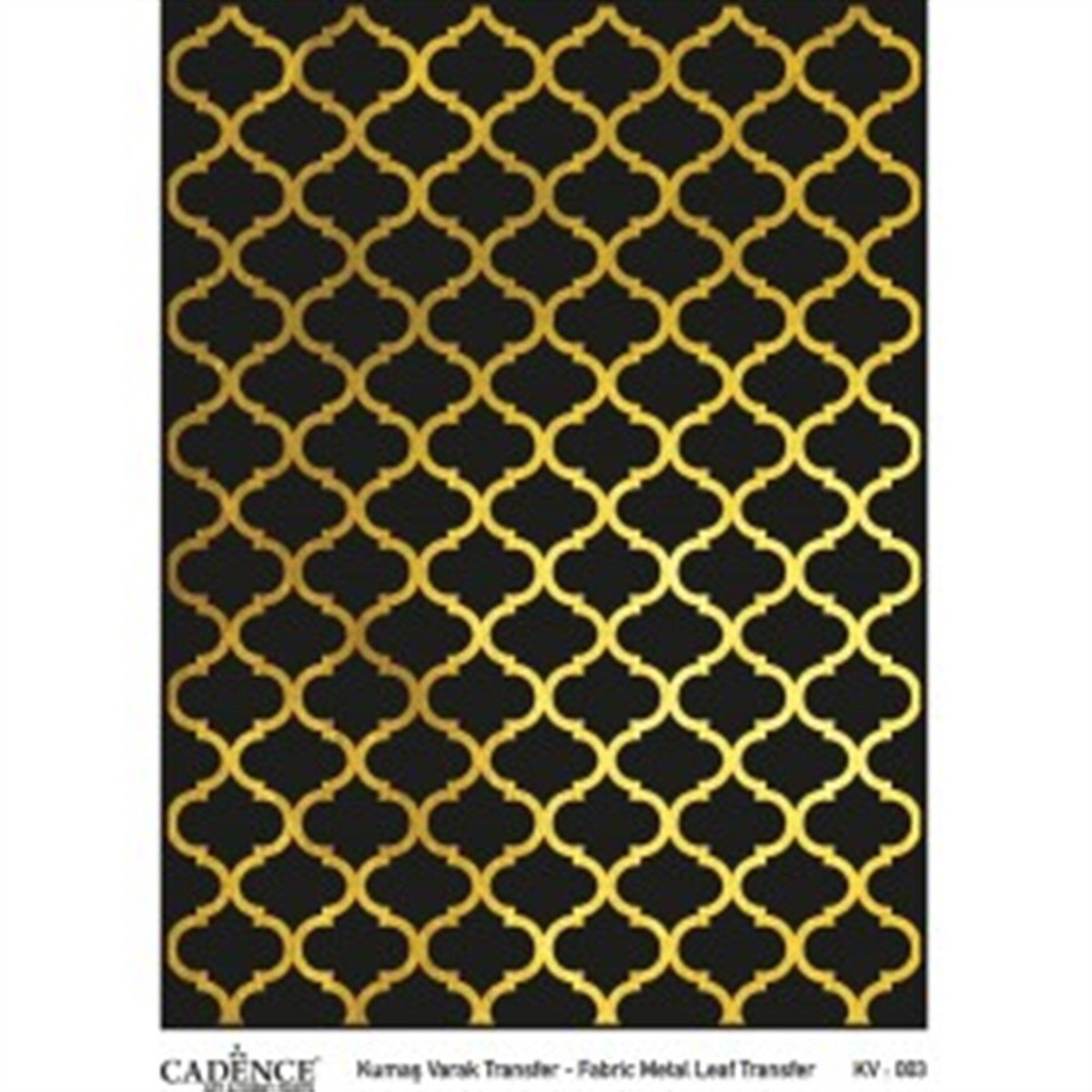 Фольга трансферная на ткань Золото Кв003 30х42