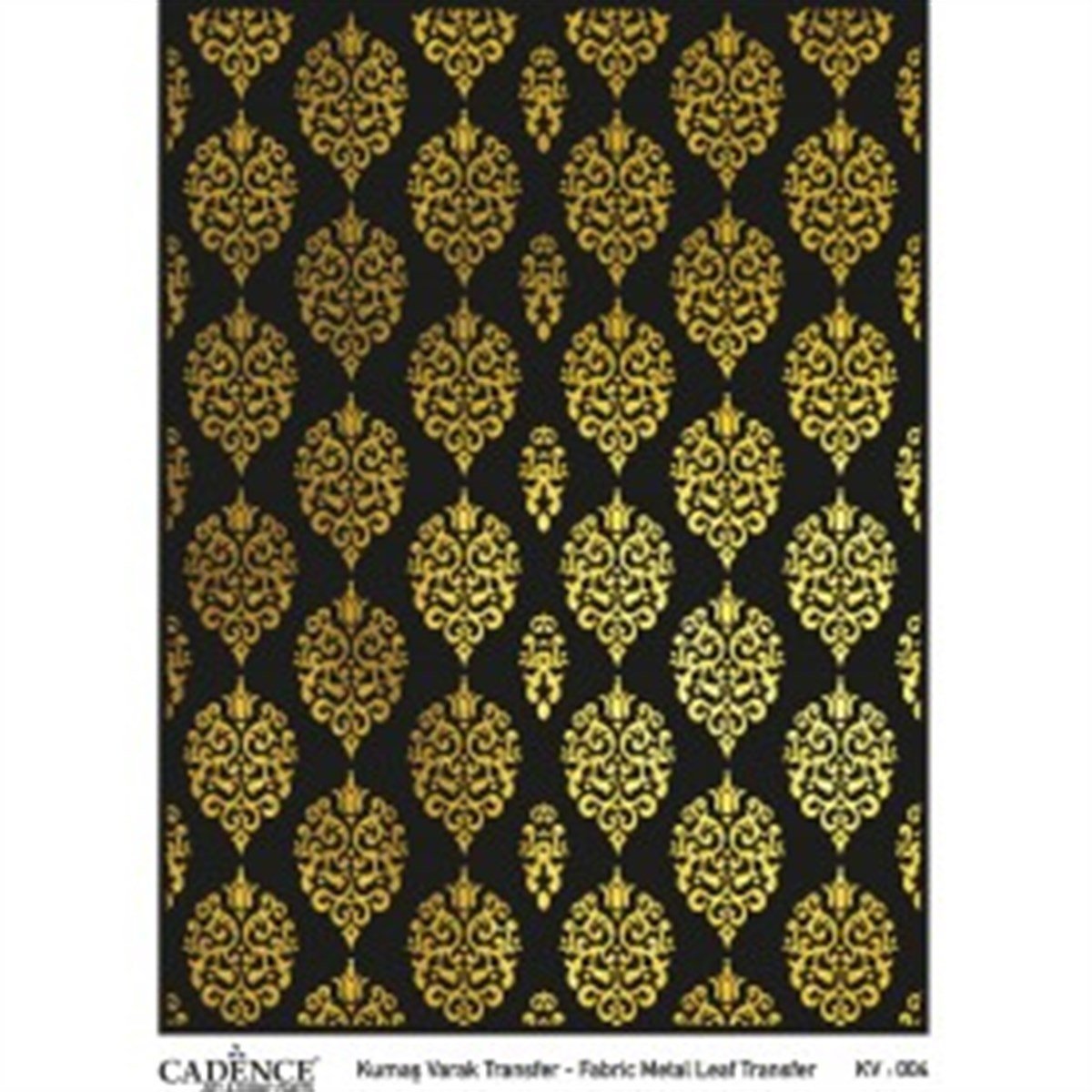 ورق فويل لنقل القماش ذهبي Kv004 30x42