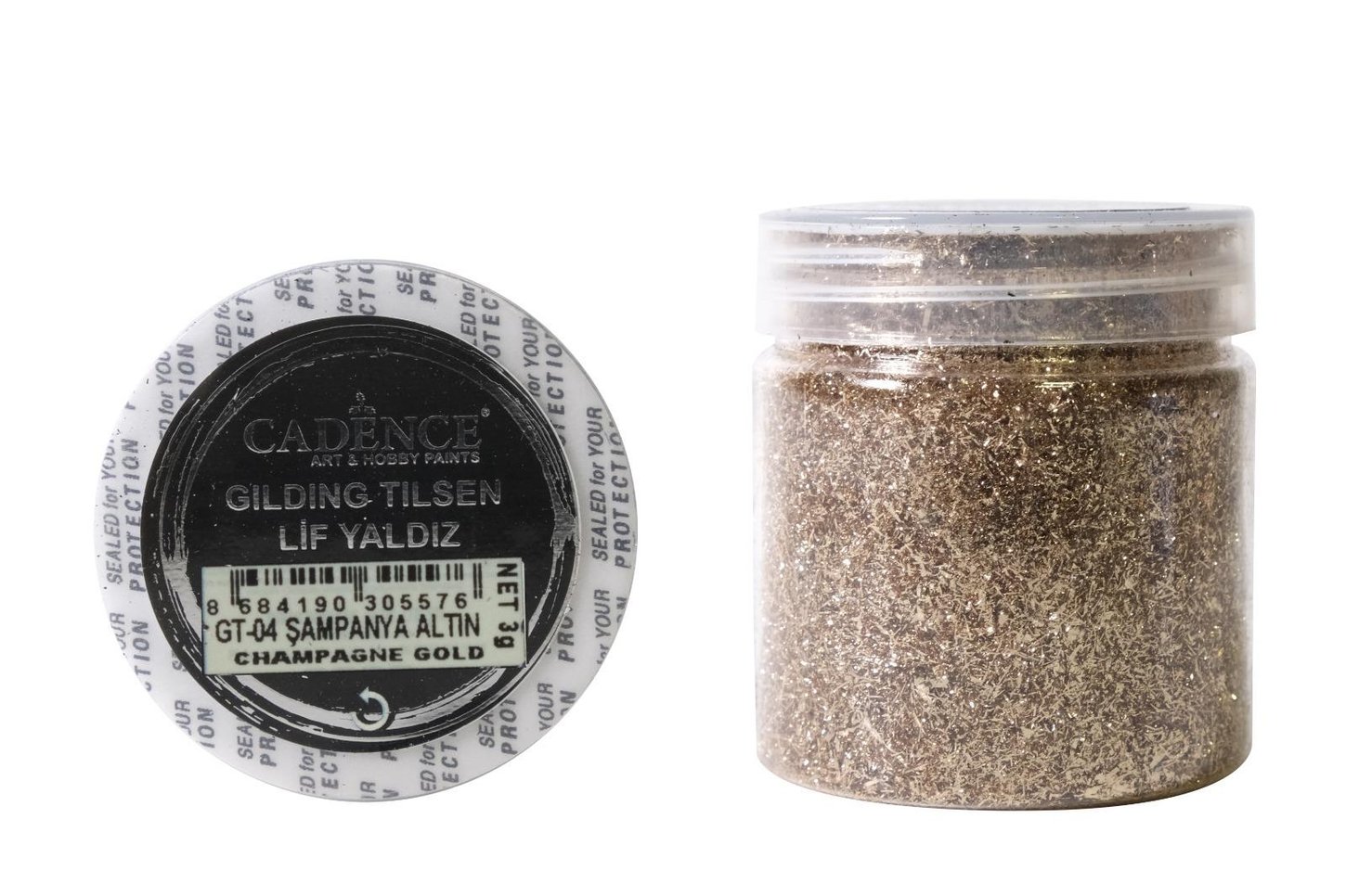 رقائق الألياف (تذهيب تيلسن) GT-04 شامبانيا جولد