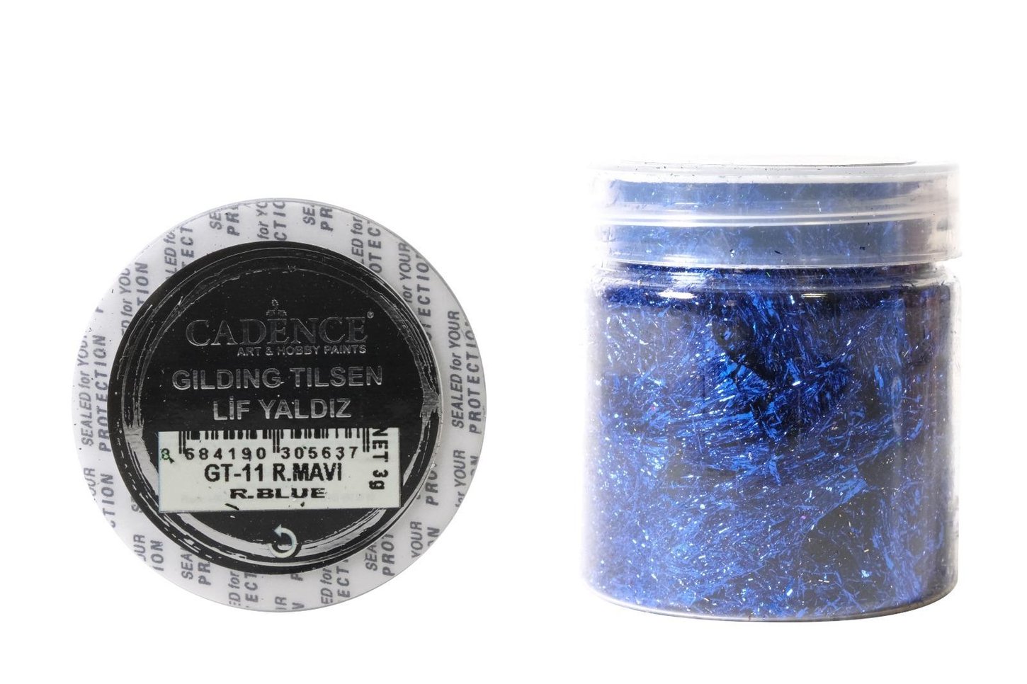 ВОЛОКОННАЯ ФОЛЬГА (ПОЗОЛОЧЕНИЕ ТИЛЬСЕН) GT-11 R. СИНЯЯ