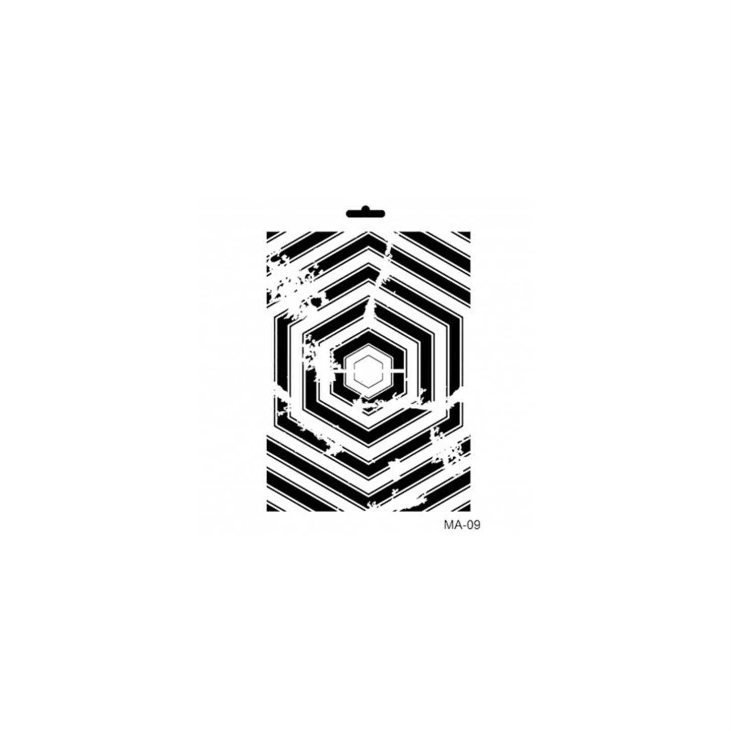 مزيج الوسائط الاستنسل سلسلة Ma Ma09 21x29