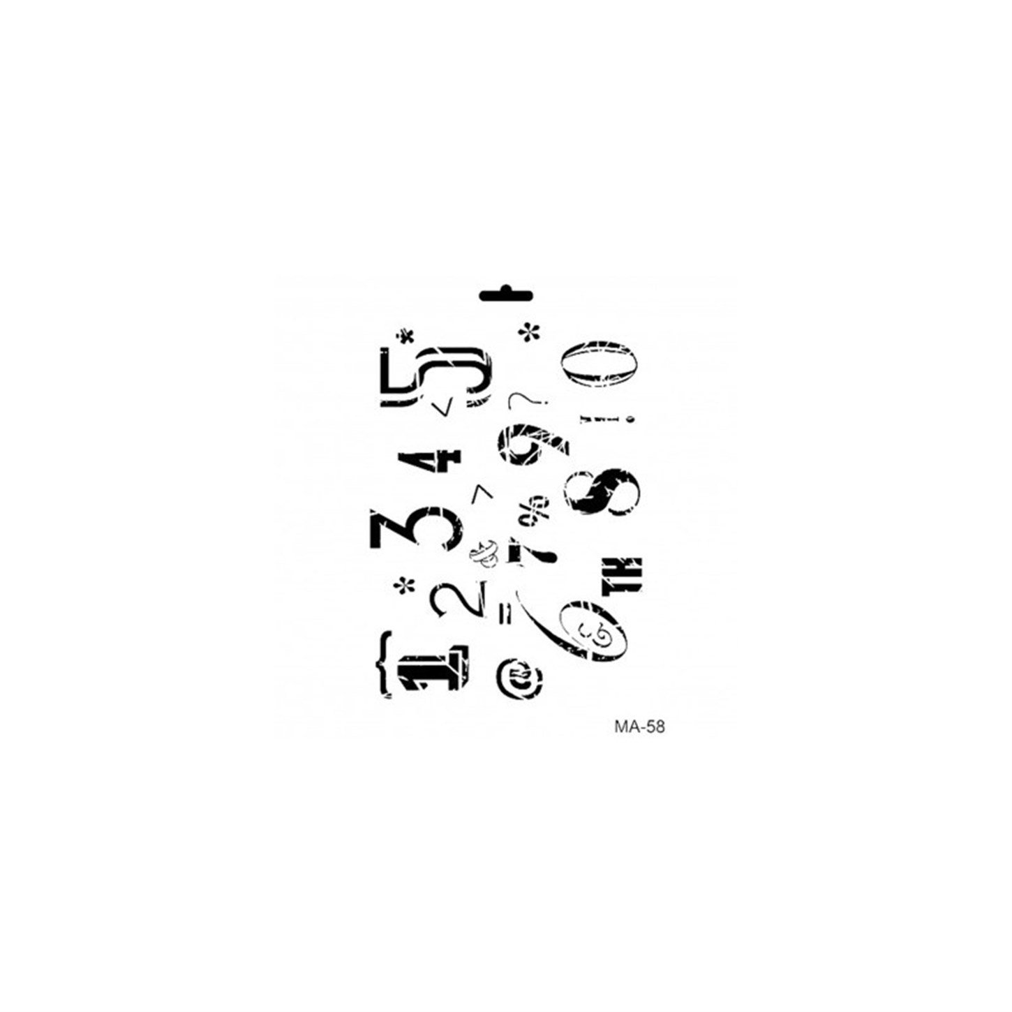 Трафарет для смешанной техники Ma Series Ma58 21x29