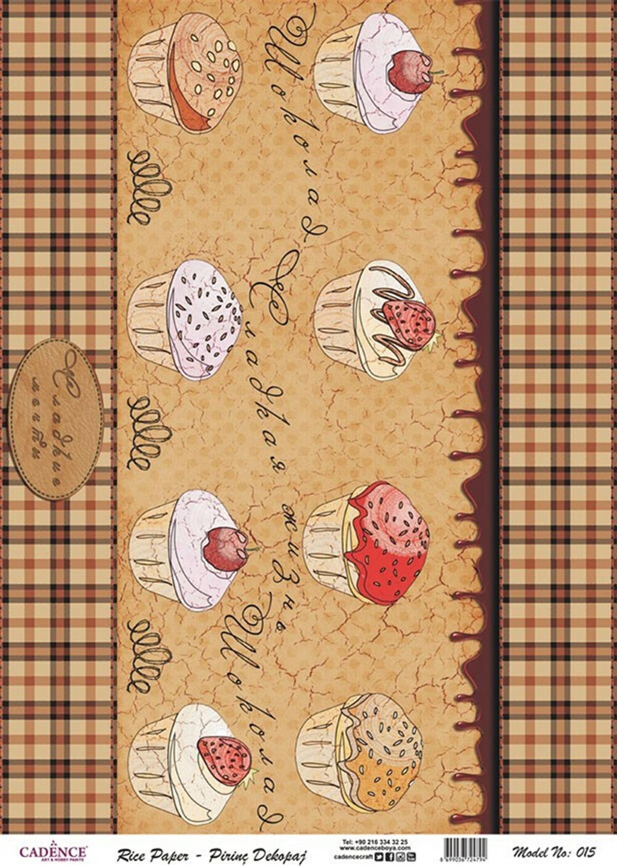 Рисовая бумага Cadence, модель 15, 30x42