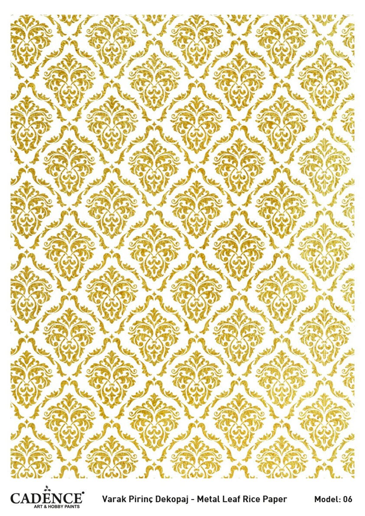 ديكوباج نحاسي ذهبي موديل 06 30x42