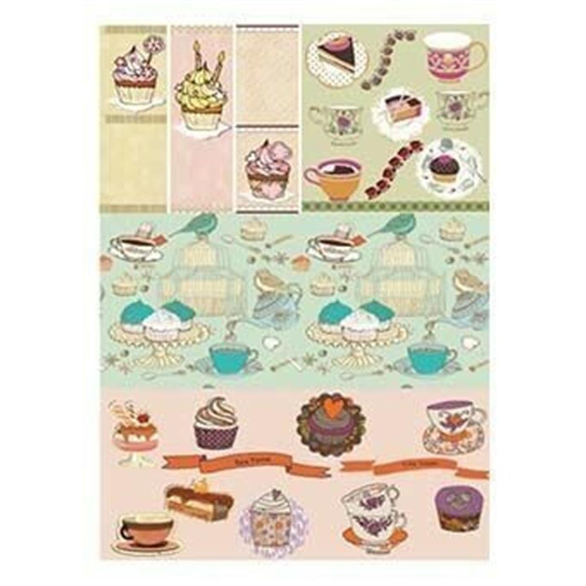 إيقاع ورق الأرز موديل 66 30x42