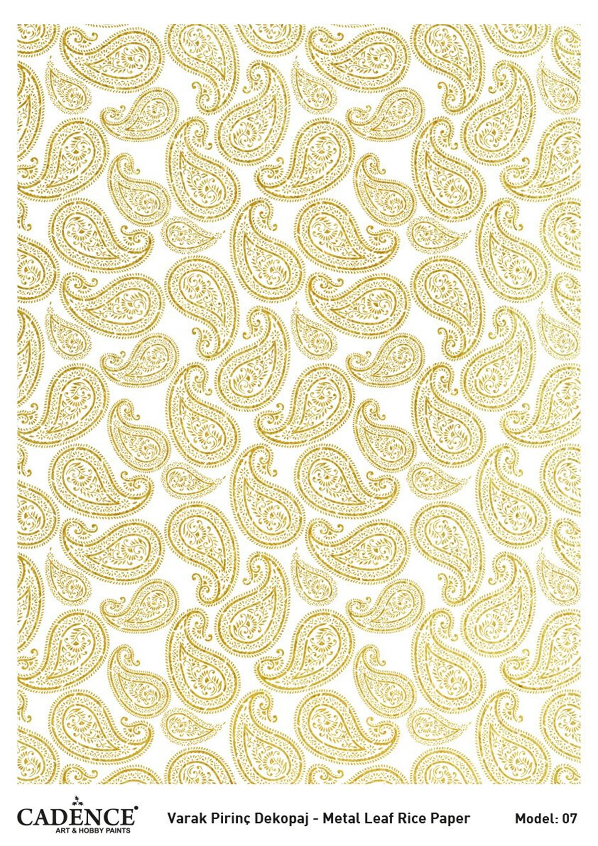 ديكوباج نحاسي ذهبي موديل 07 30x42