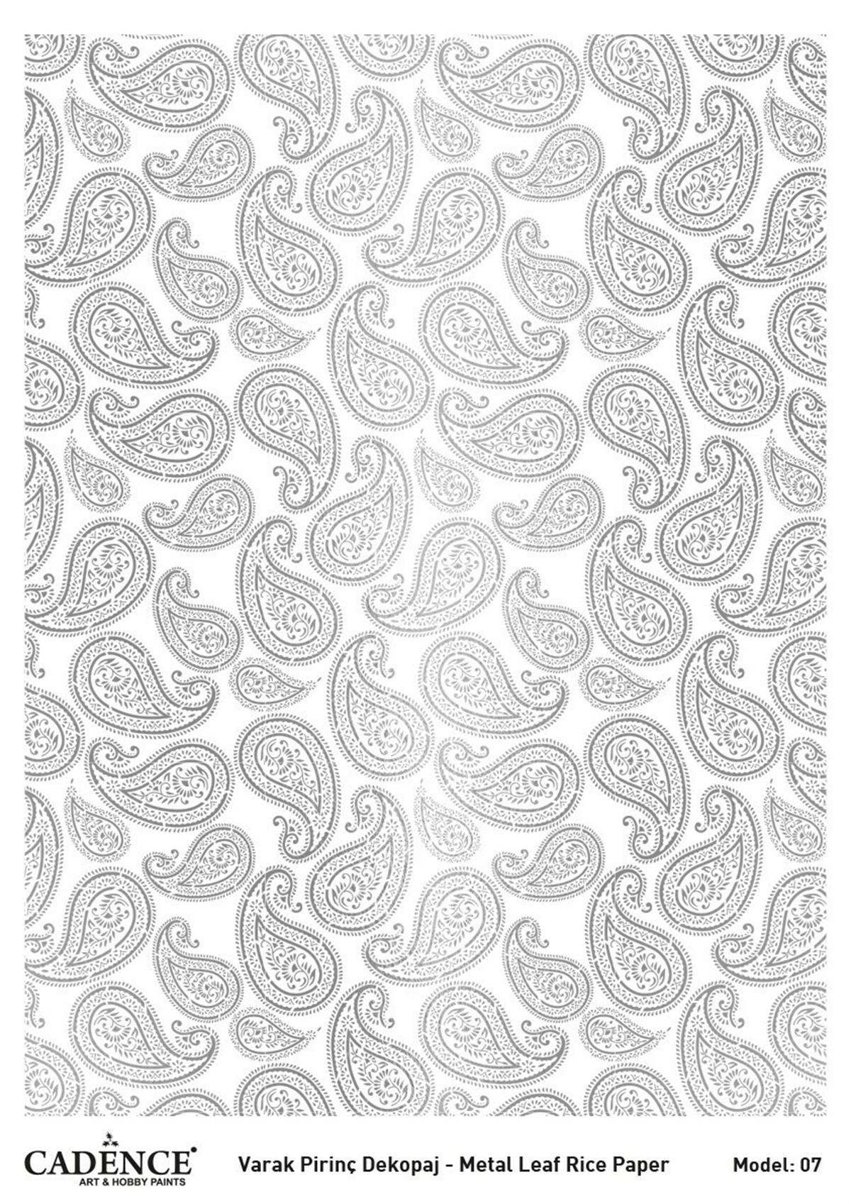 ديكوباج نحاس فضي كادينس موديل 07 30x42