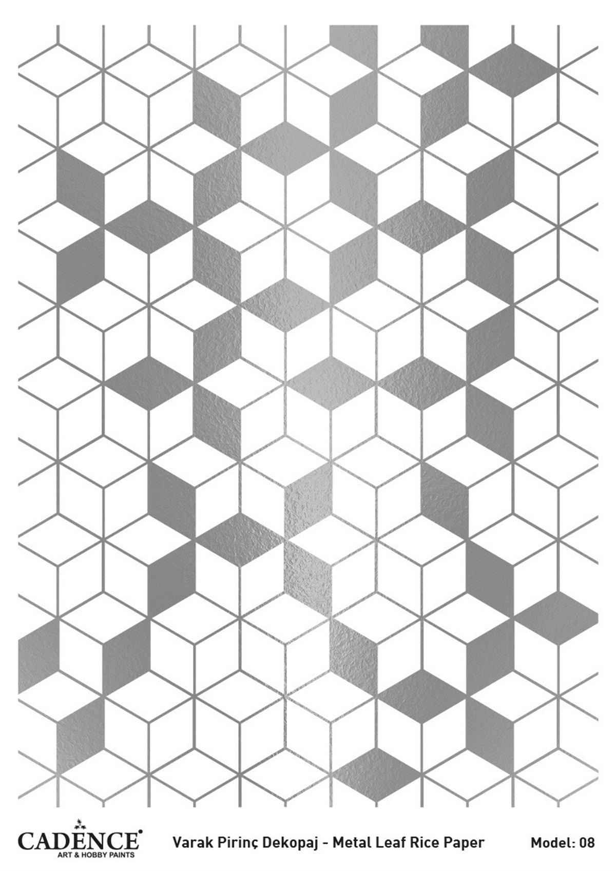 ديكوباج نحاس فضي كادينس موديل 08 30x42