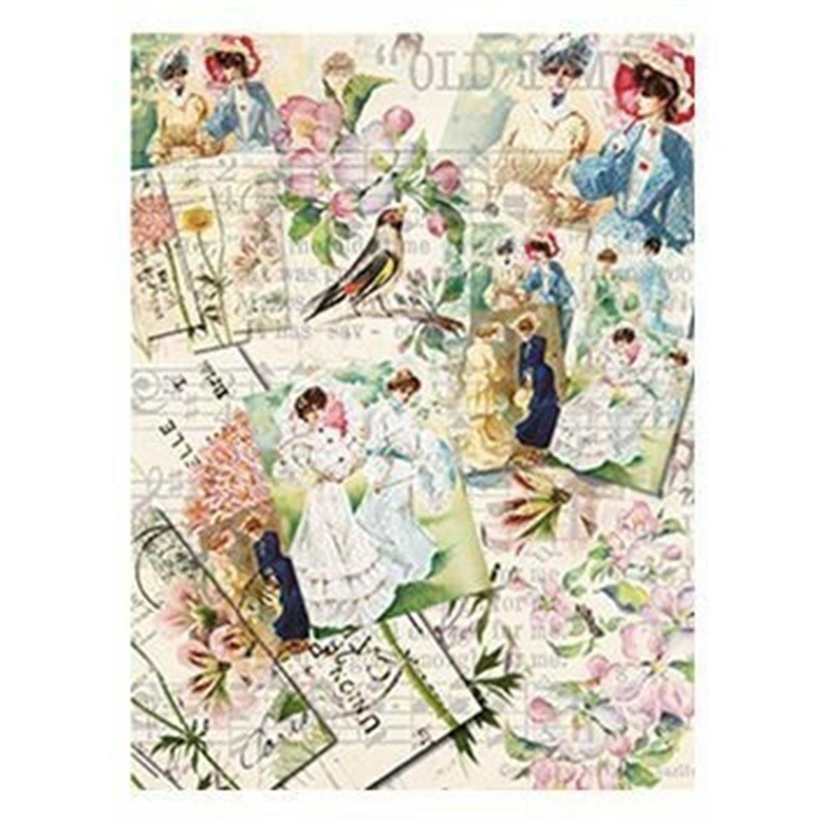 إيقاع ورق الأرز موديل 87 30x42