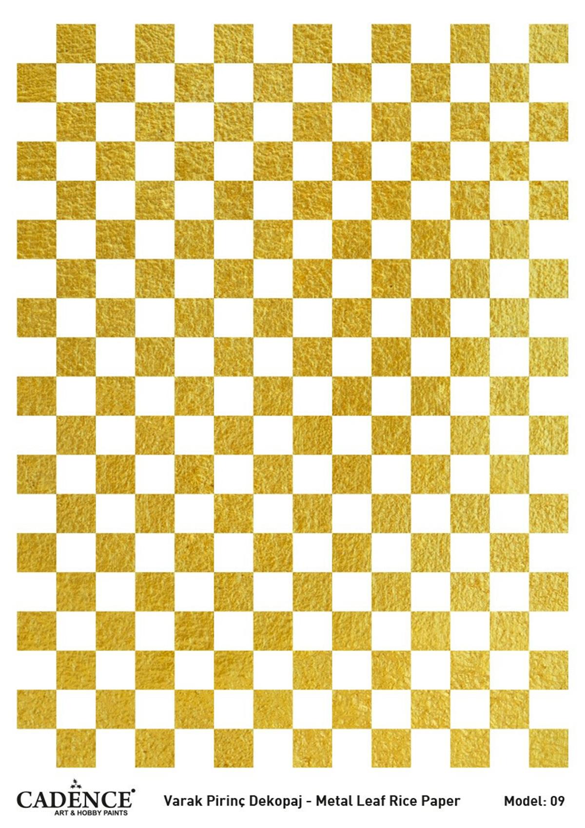 ديكوباج نحاسي ذهبي موديل 09 30x42