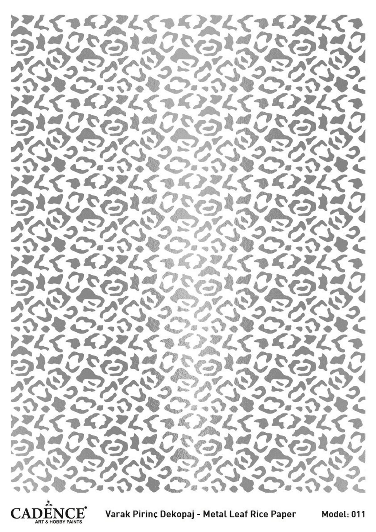 ديكوباج نحاس فضي كادينس موديل 11 30x42