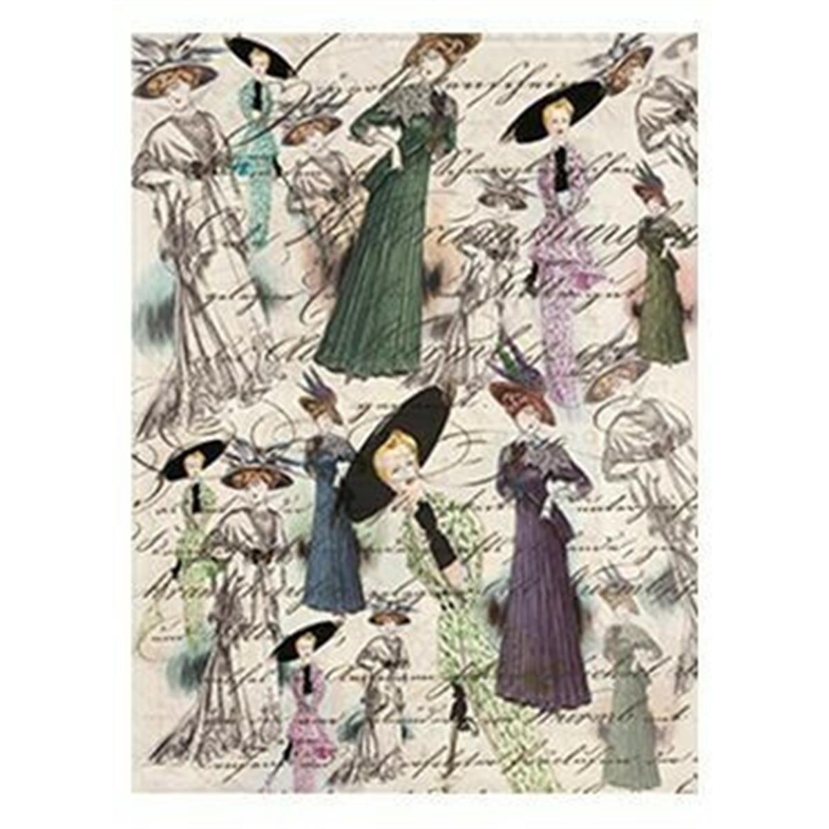 إيقاع ورق الأرز موديل 111 30x42