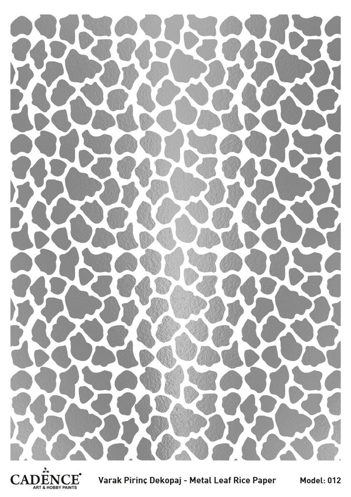 ديكوباج نحاس فضي كادينس موديل 12 30x42