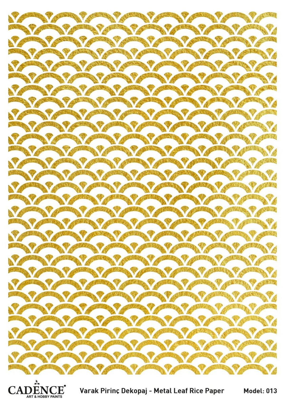 ديكوباج نحاسي ذهبي موديل 13 30x42