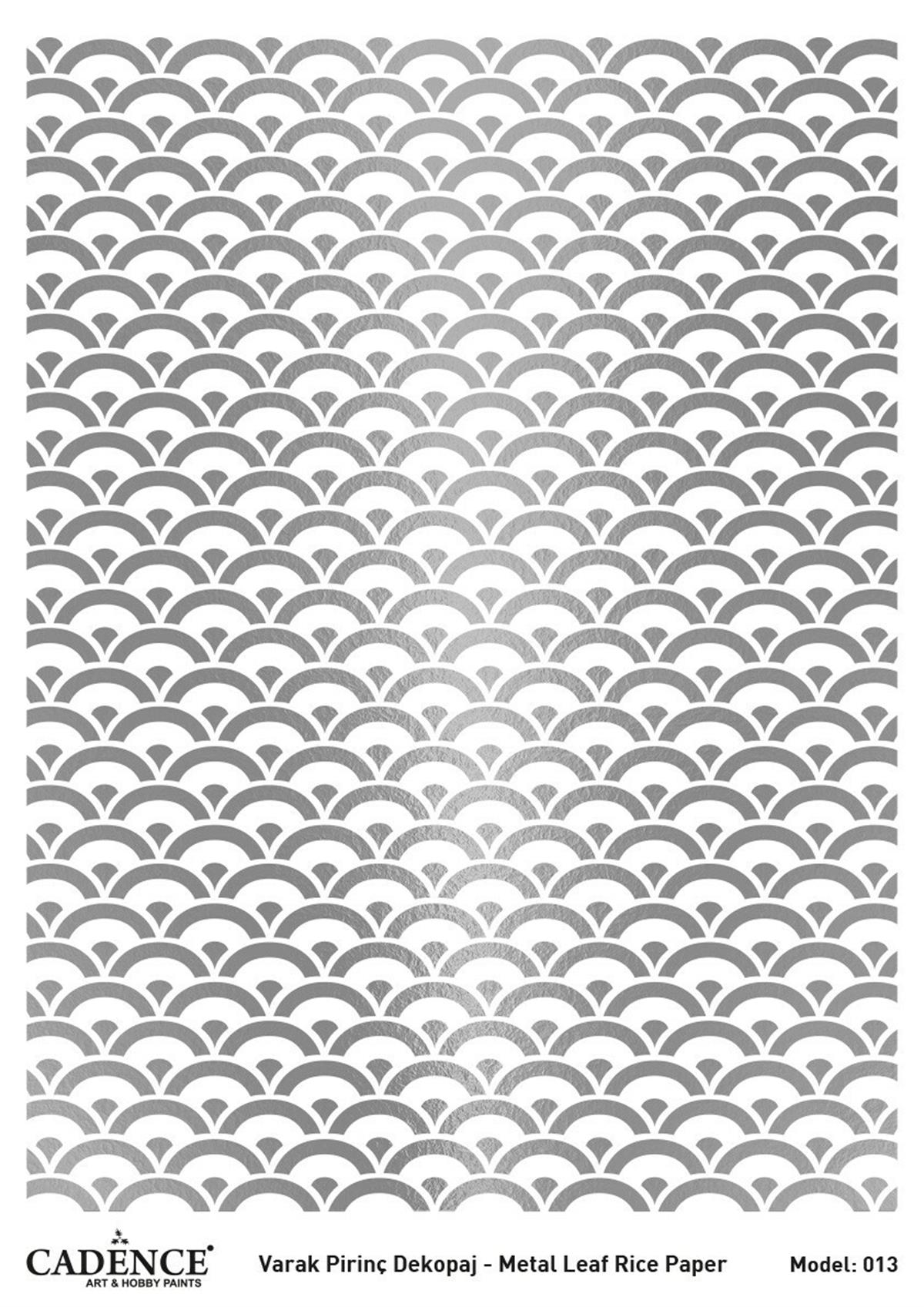 ديكوباج نحاس فضي كادينس موديل 13 30x42