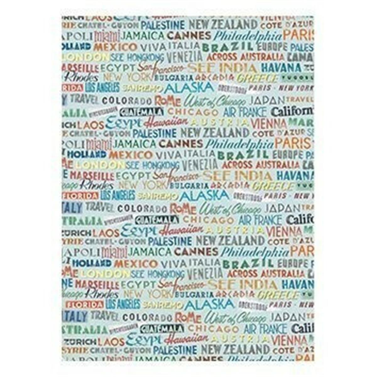 Модель 189 из рисовой бумаги Cadence 30x42