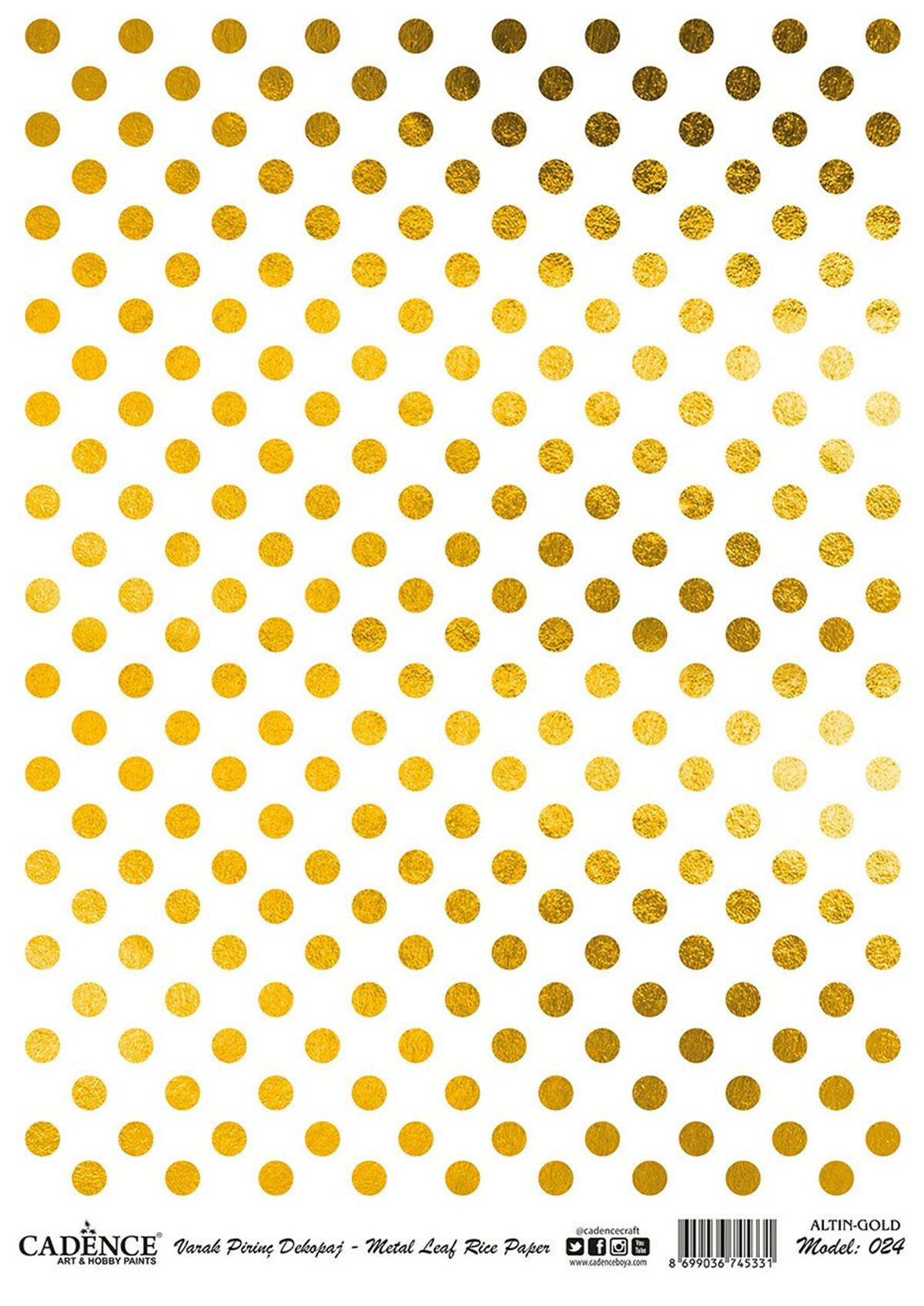 ديكوباج نحاس ذهبي كادينس موديل 24 30x42