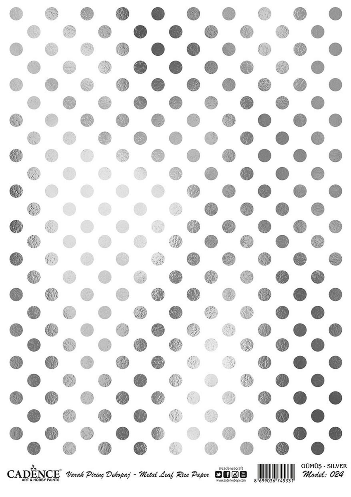 ديكوباج نحاس فضي كادينس موديل 24 30x42