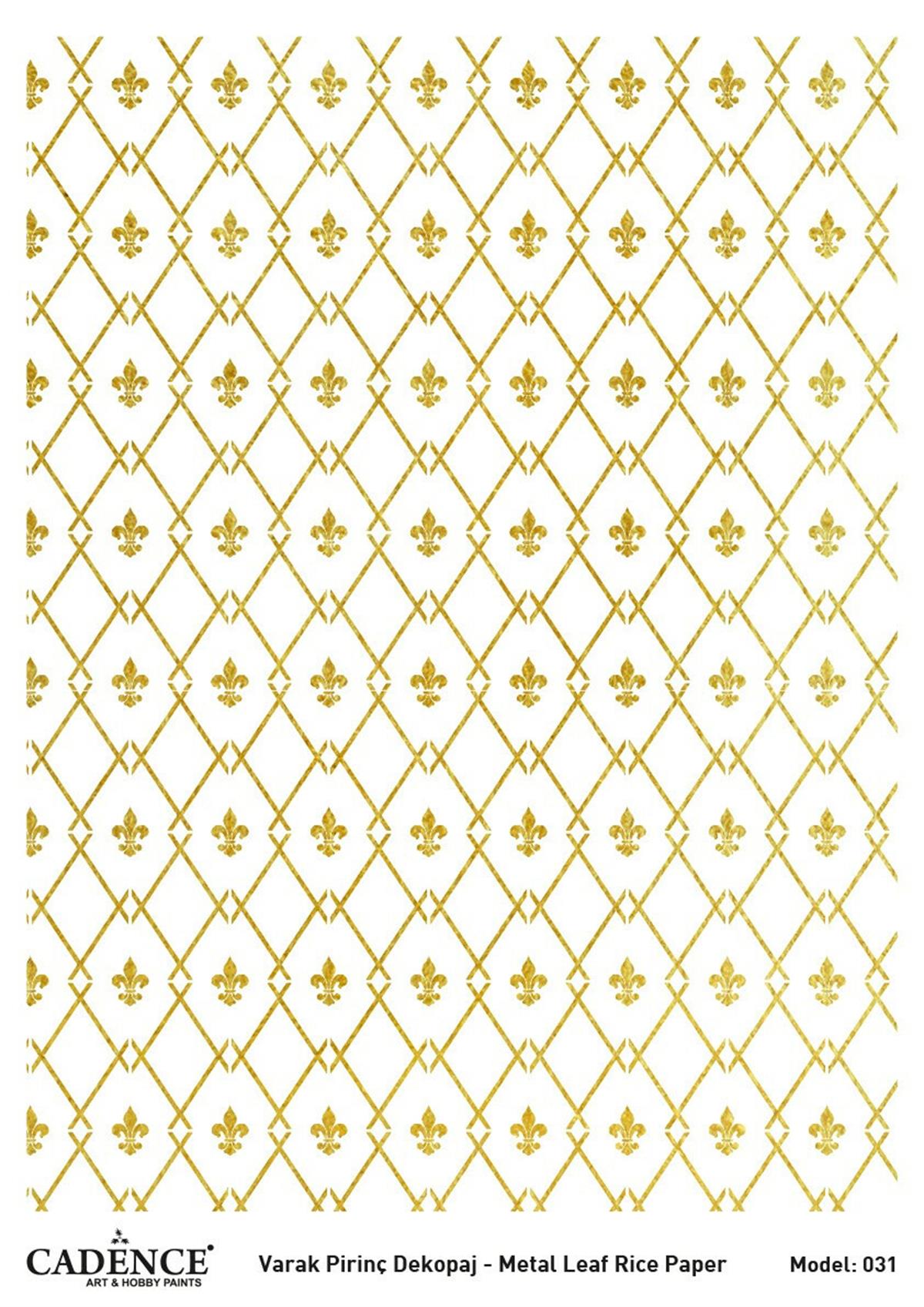 ديكوباج نحاس ذهبي كادينس موديل 31 30x42