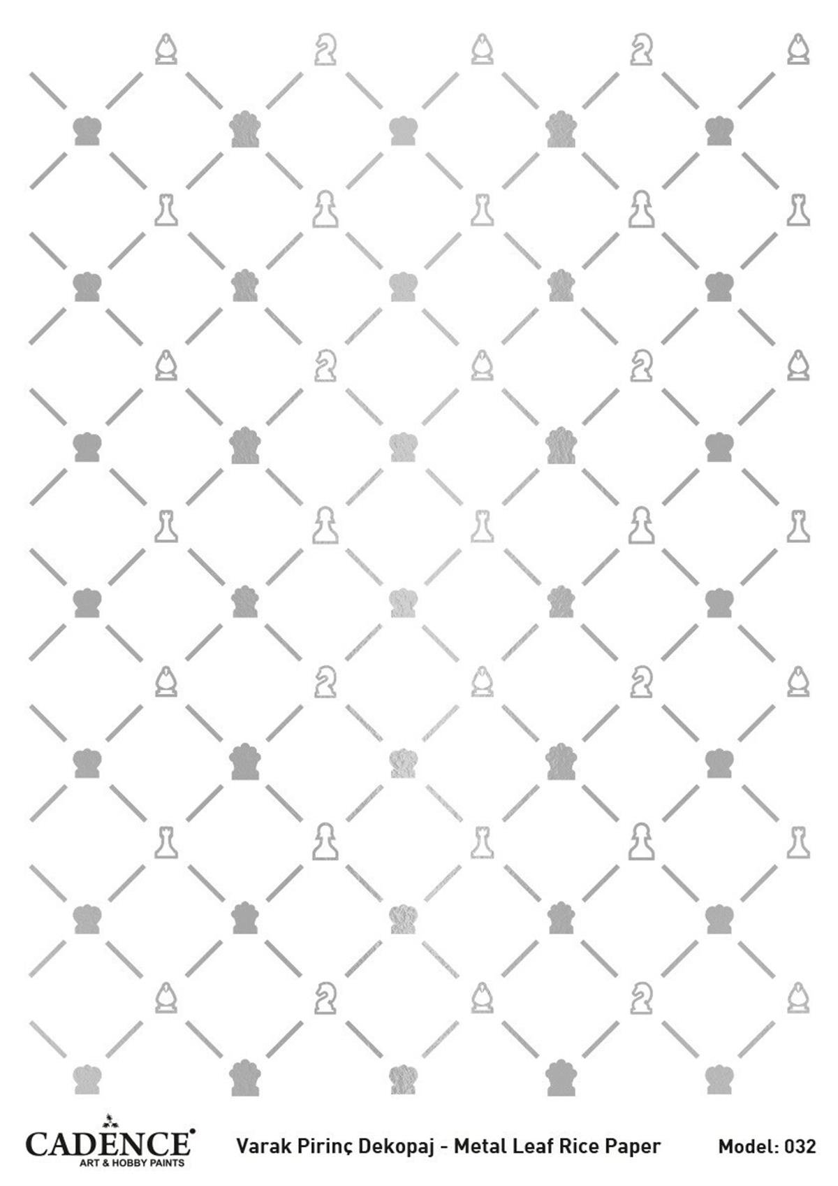 ديكوباج نحاس فضي كادينس موديل 32 30x42