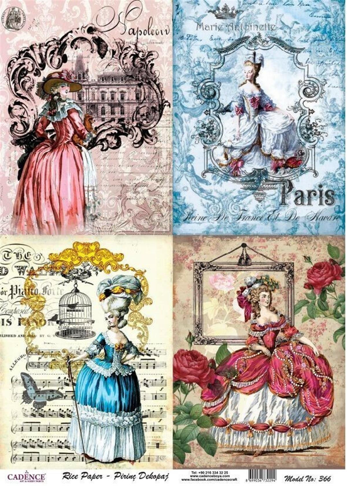 Рисовая бумага Cadence, модель 366, 30x42