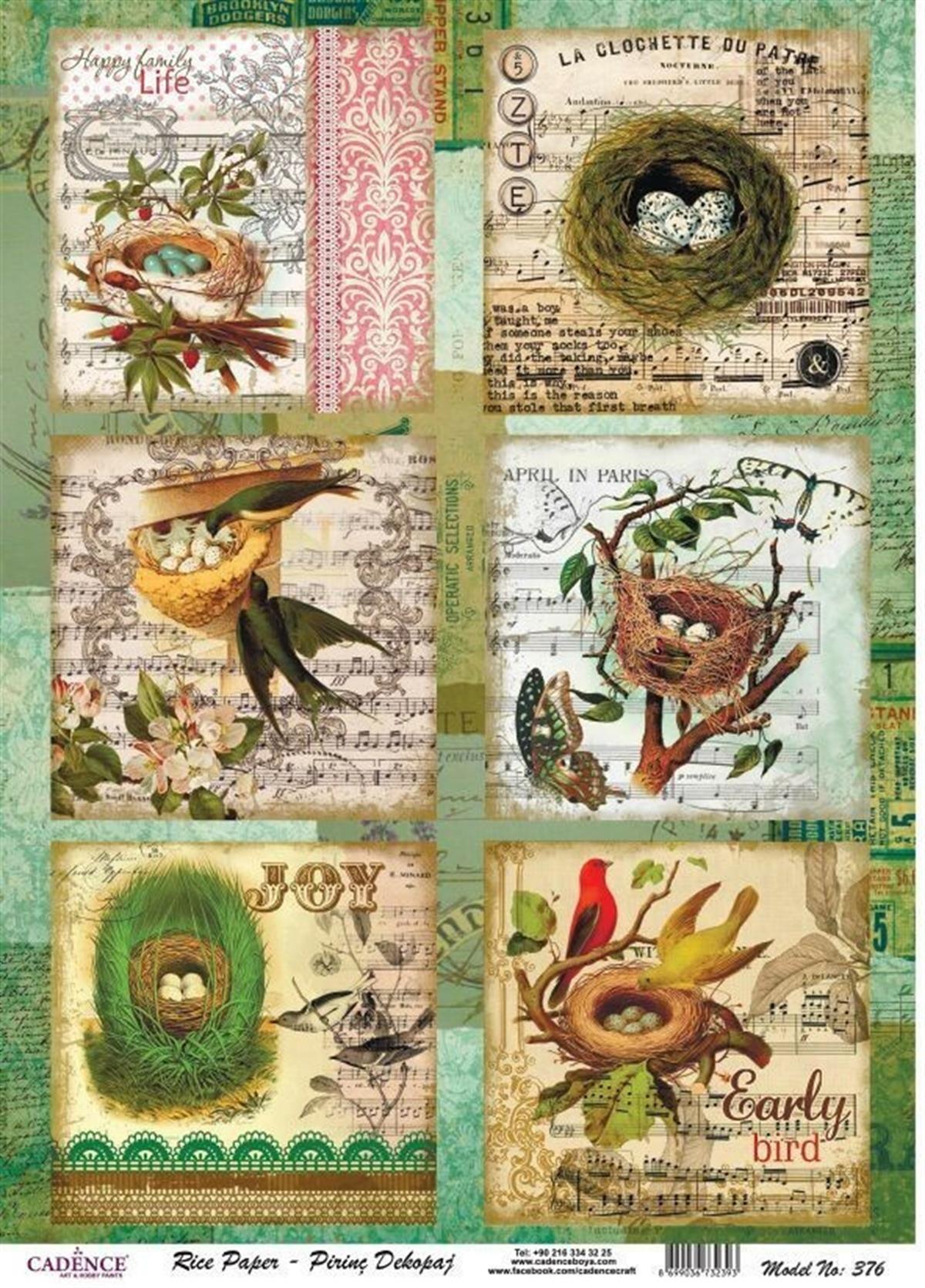 Рисовая бумага Cadence Модель 376 30x42