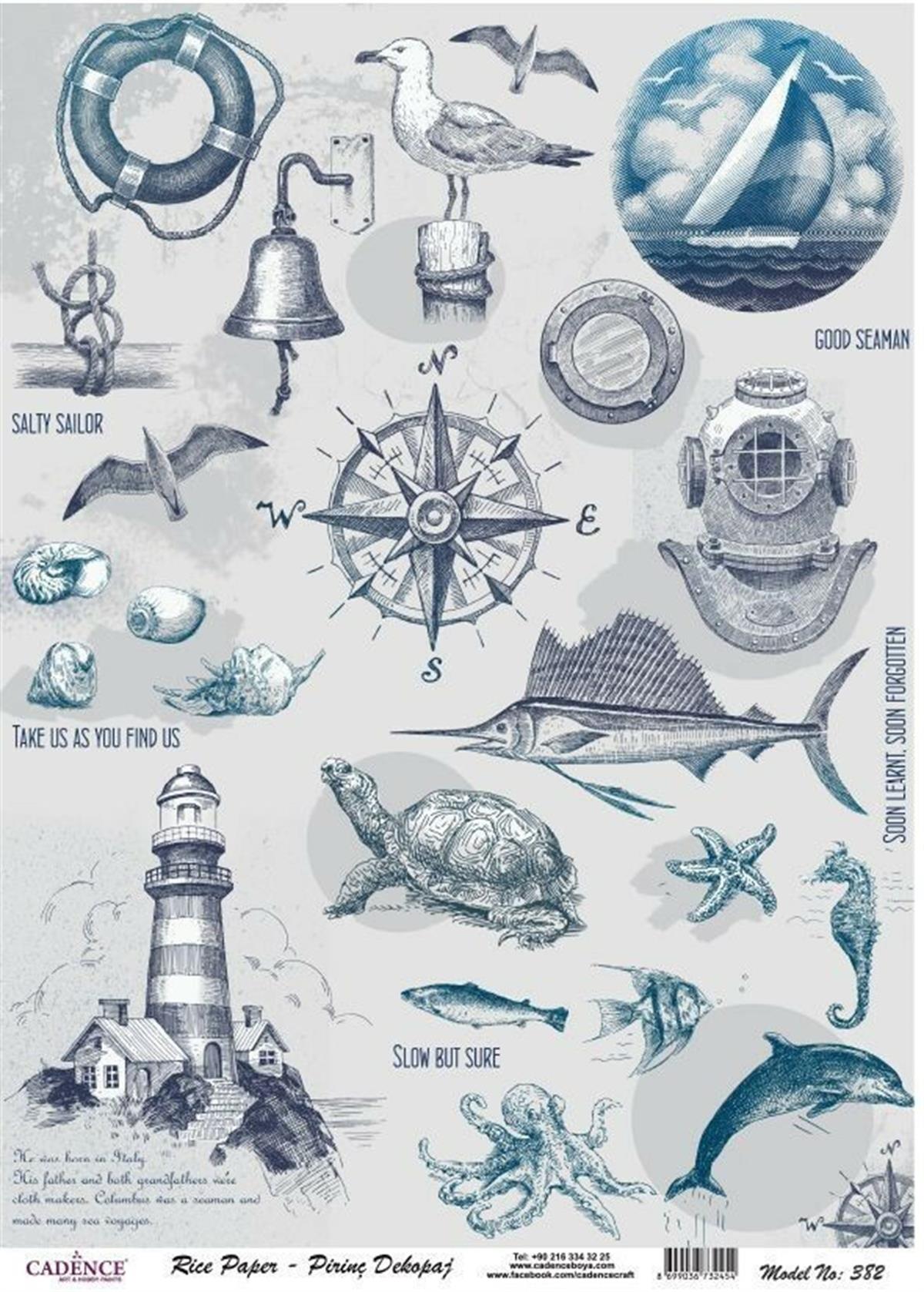 Рисовая бумага Cadence Модель 382 30x42