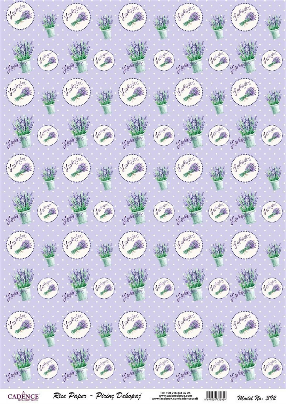 Рисовая бумага Cadence, модель 392, 30x42