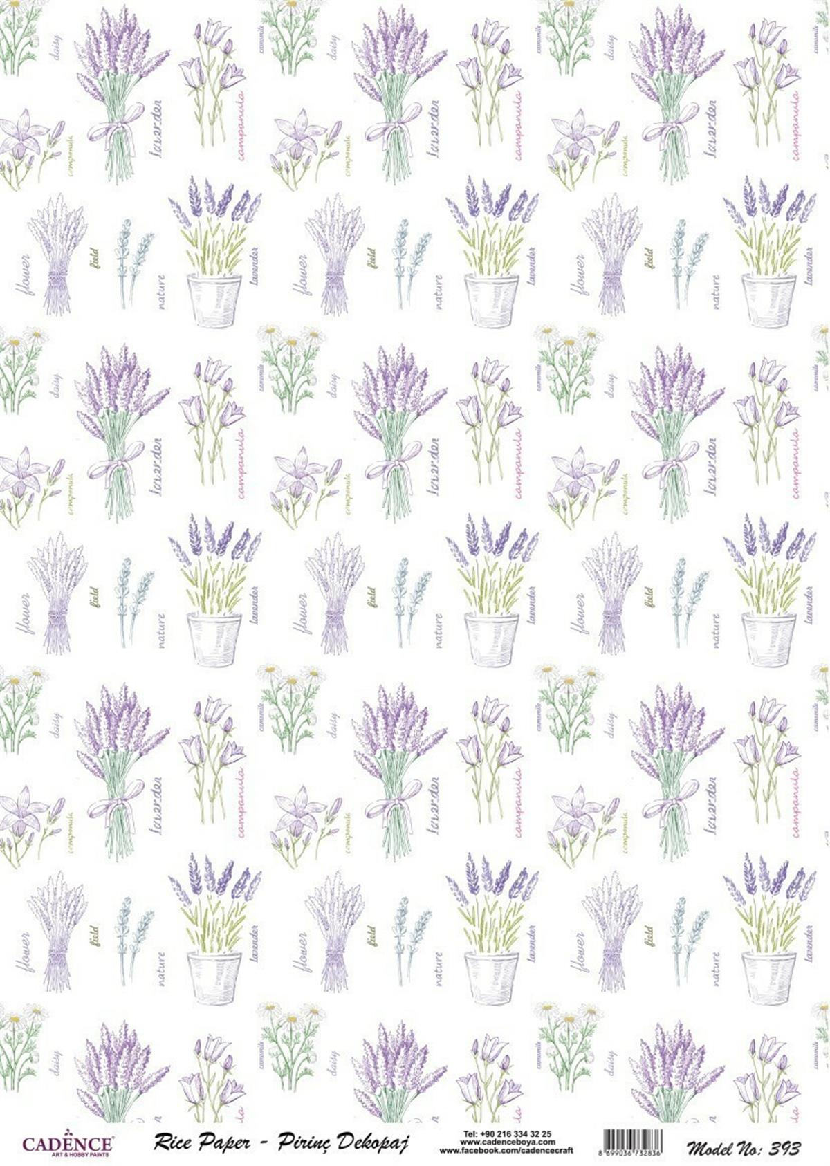 Рисовая бумага Cadence, модель 393, 30x42