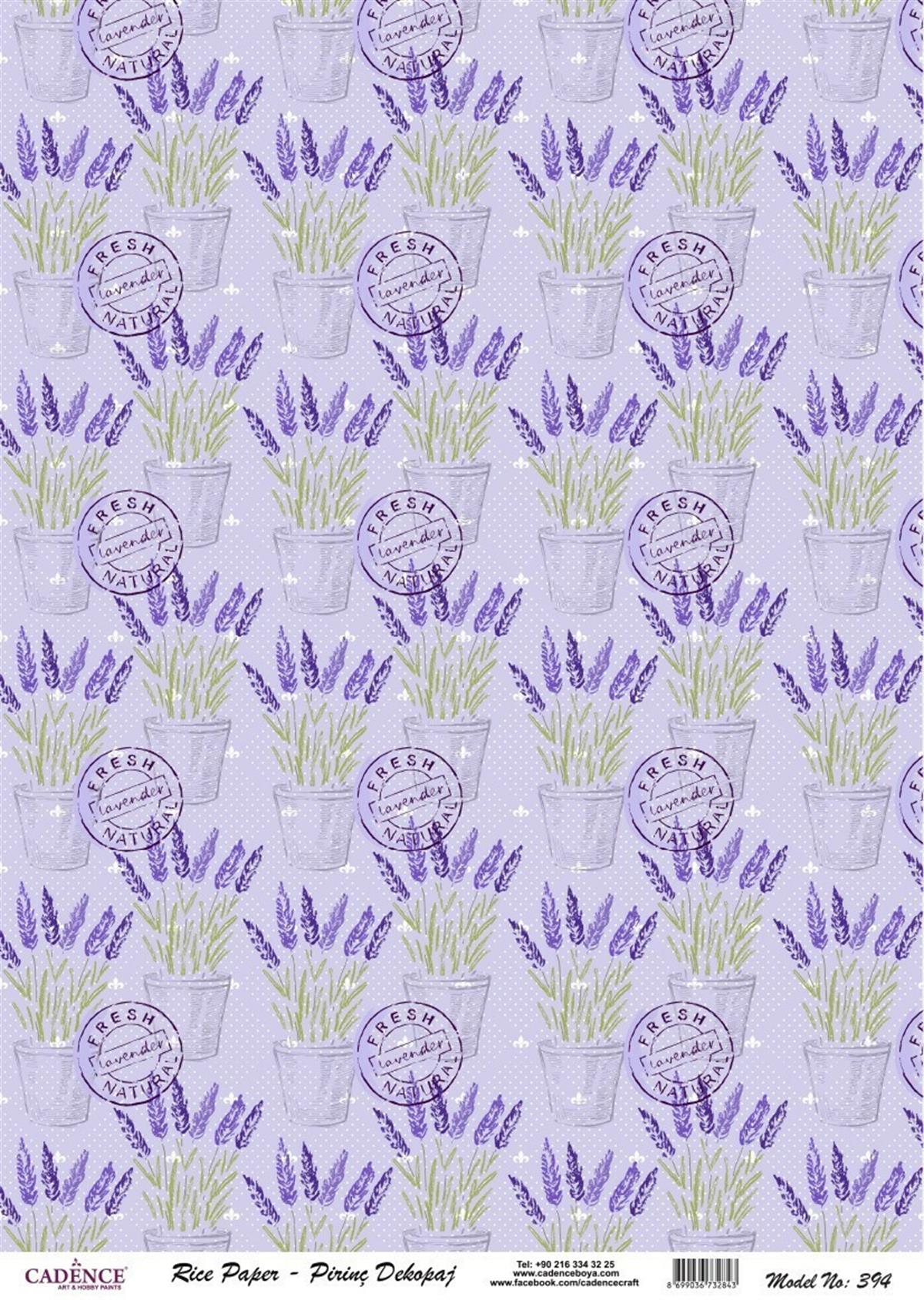 Рисовая бумага Cadence Модель 394 30x42