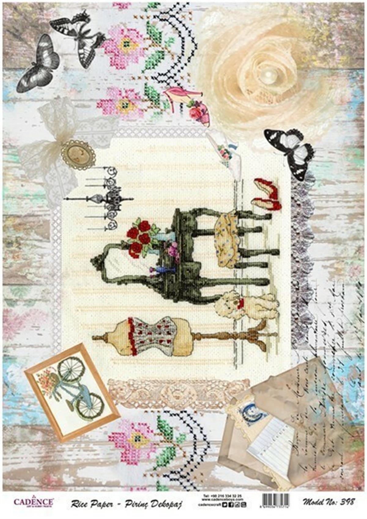 Модель рисовой бумаги Cadence 398 30x42
