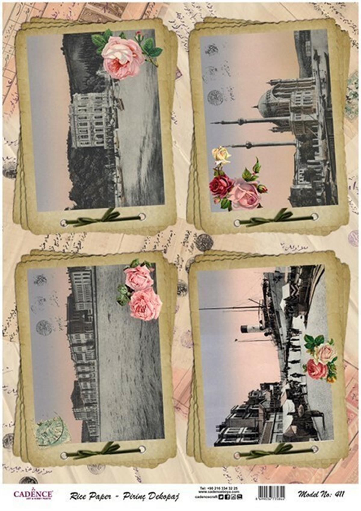 Рисовая бумага Cadence, модель 411, 30x42