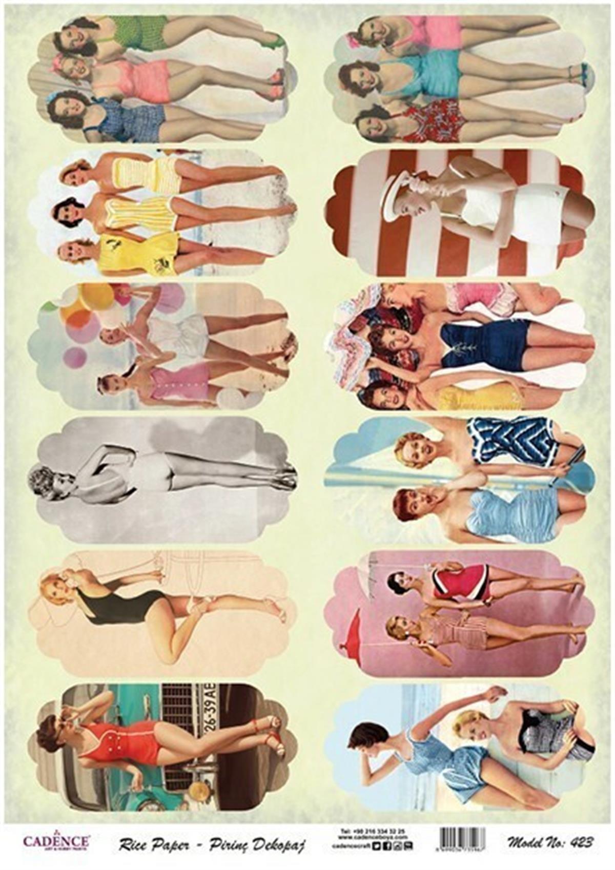 Рисовая бумага Cadence Модель 423 30x42