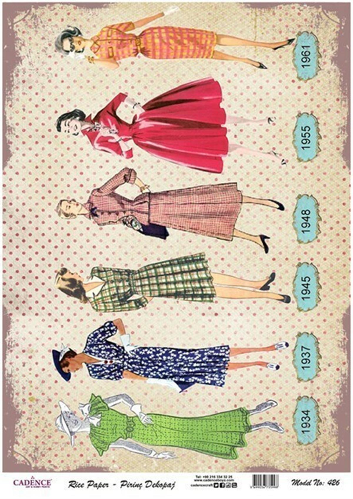 Рисовая бумага Cadence, модель 426, 30x42