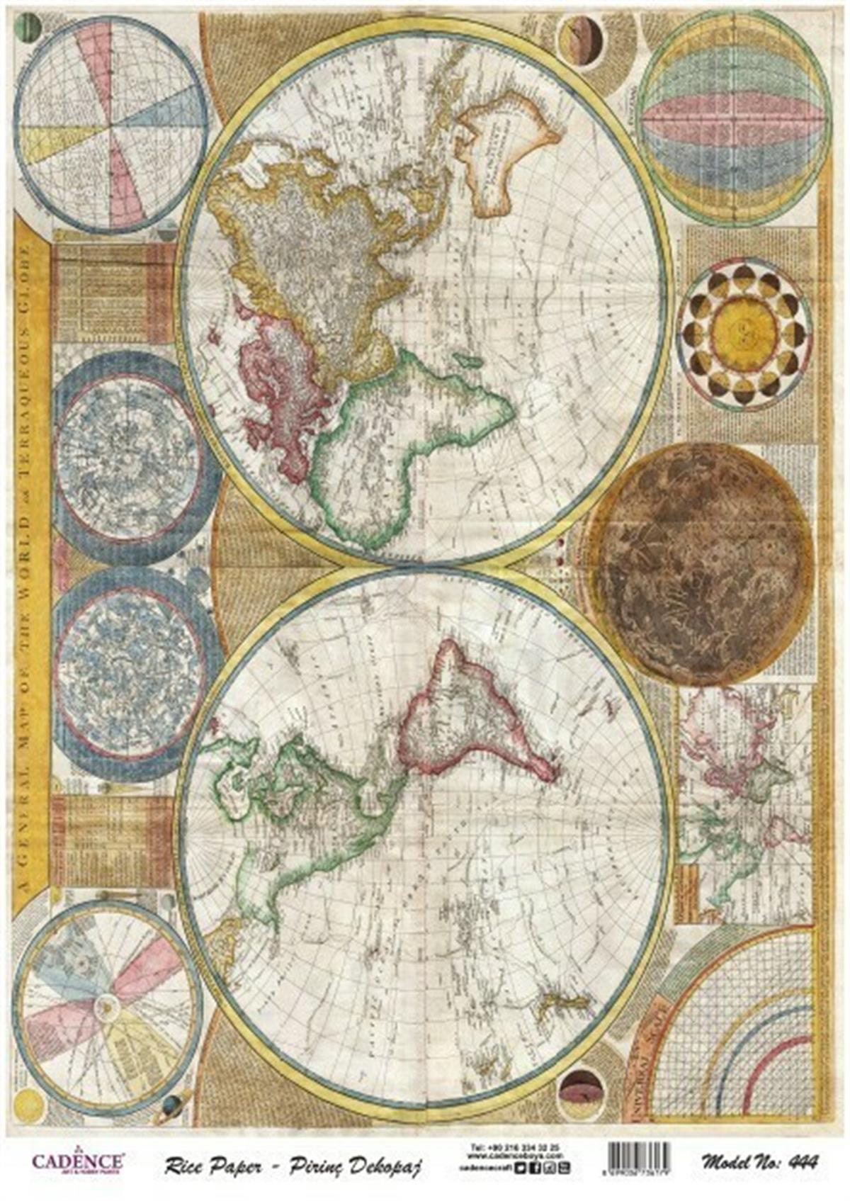 Рисовая бумага Cadence, модель 444, 30x42