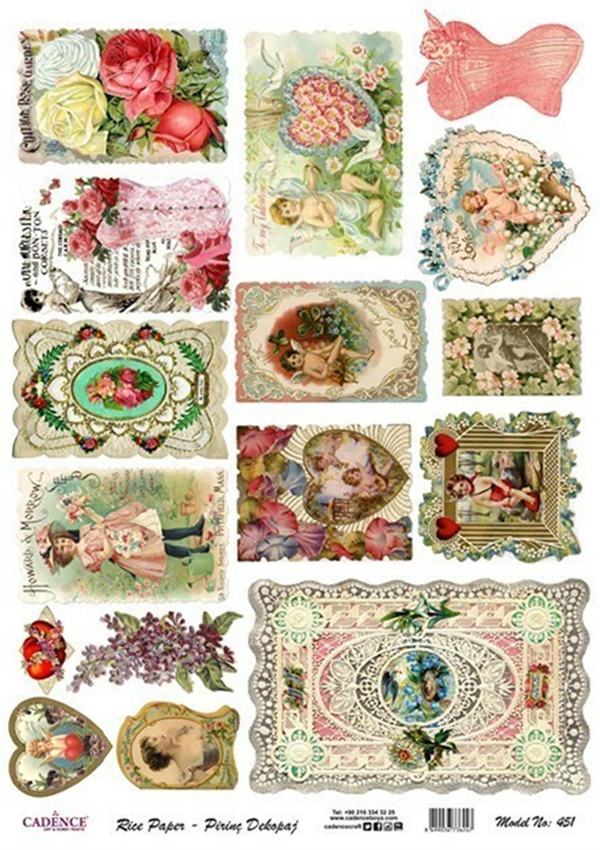 Рисовая бумага Cadence, модель 451, 30x42