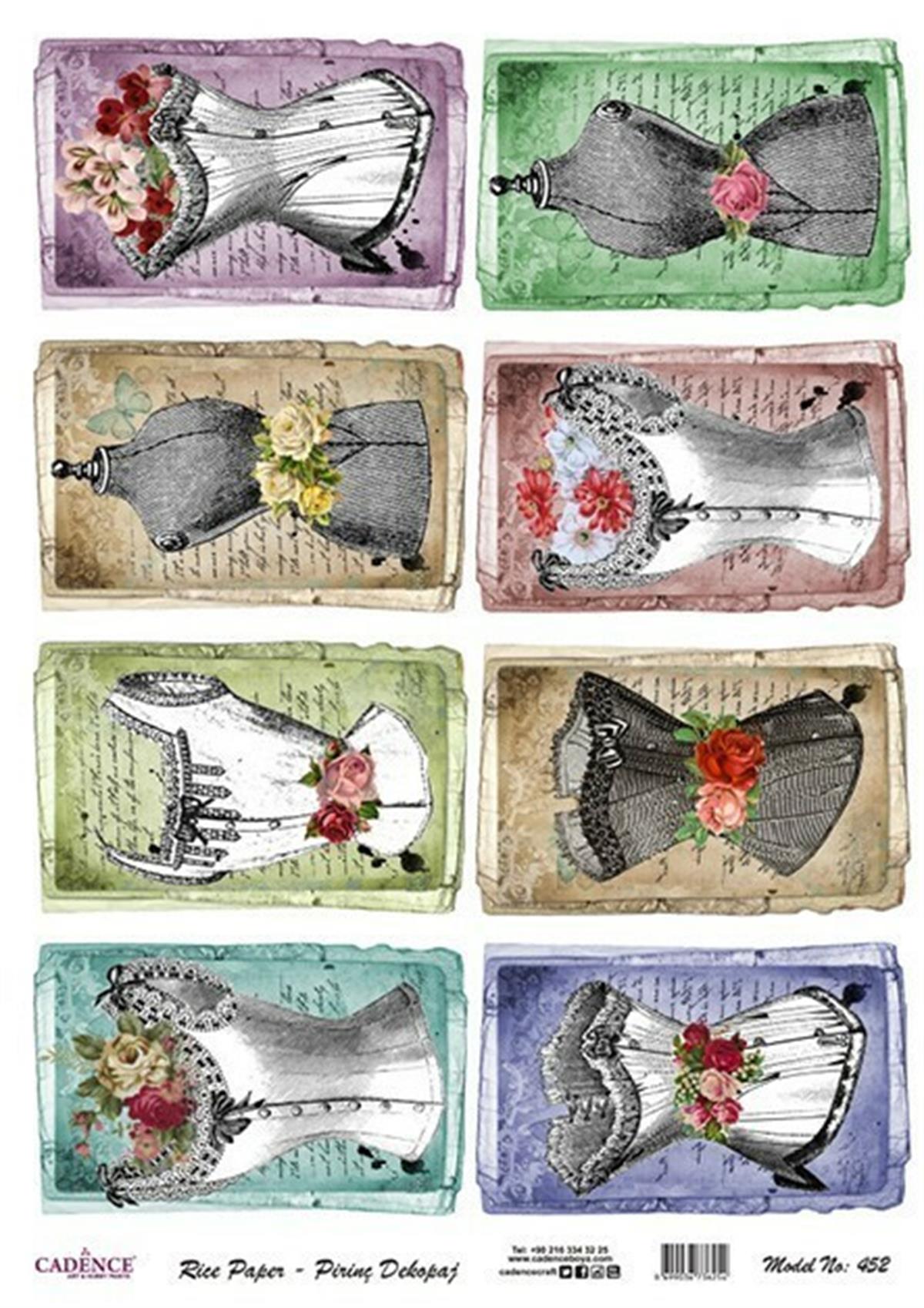 Рисовая бумага Cadence, модель 452, 30x42