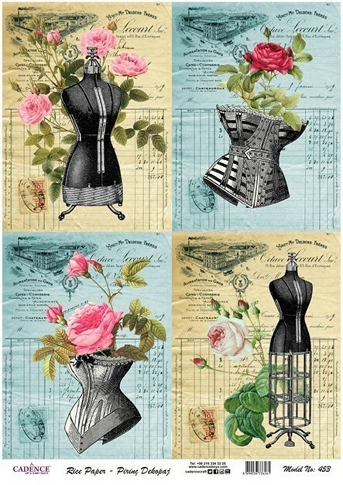 Рисовая бумага Cadence, модель 453, 30x42