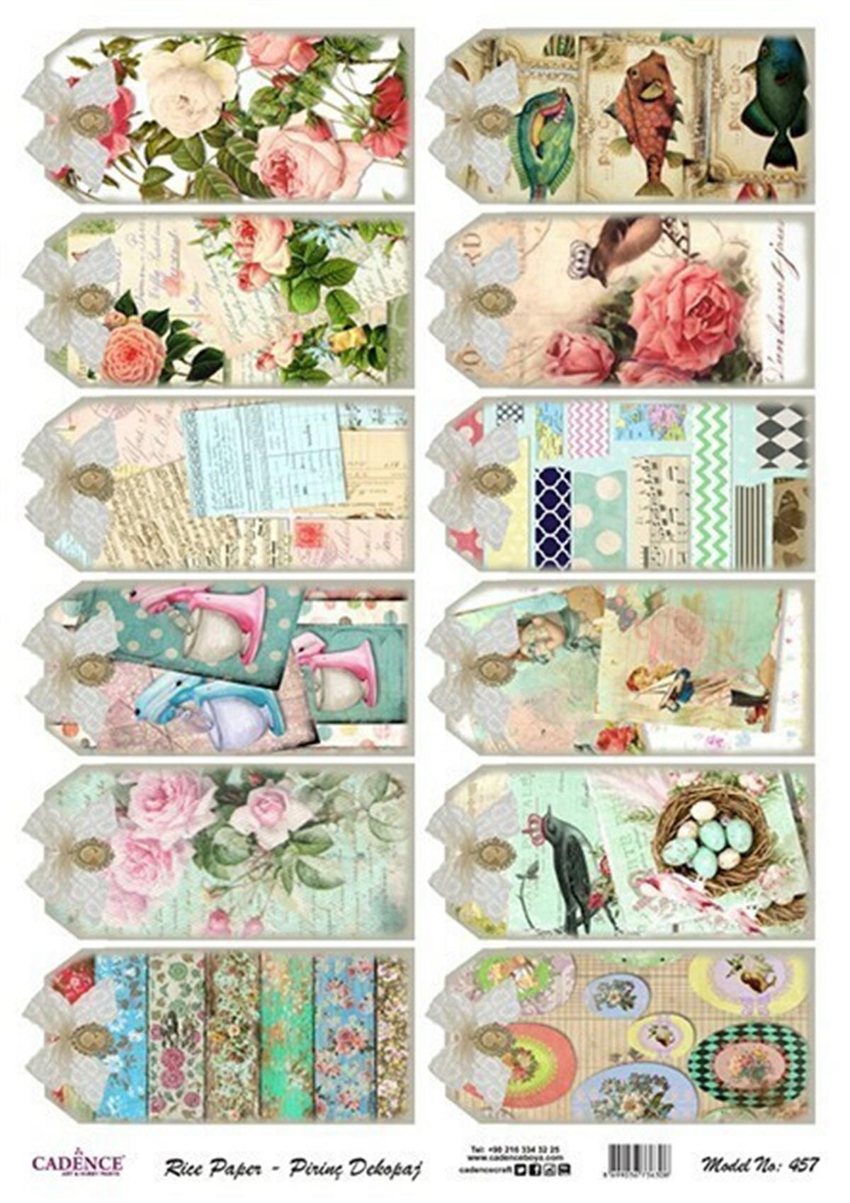 Рисовая бумага Cadence, модель 457, 30x42