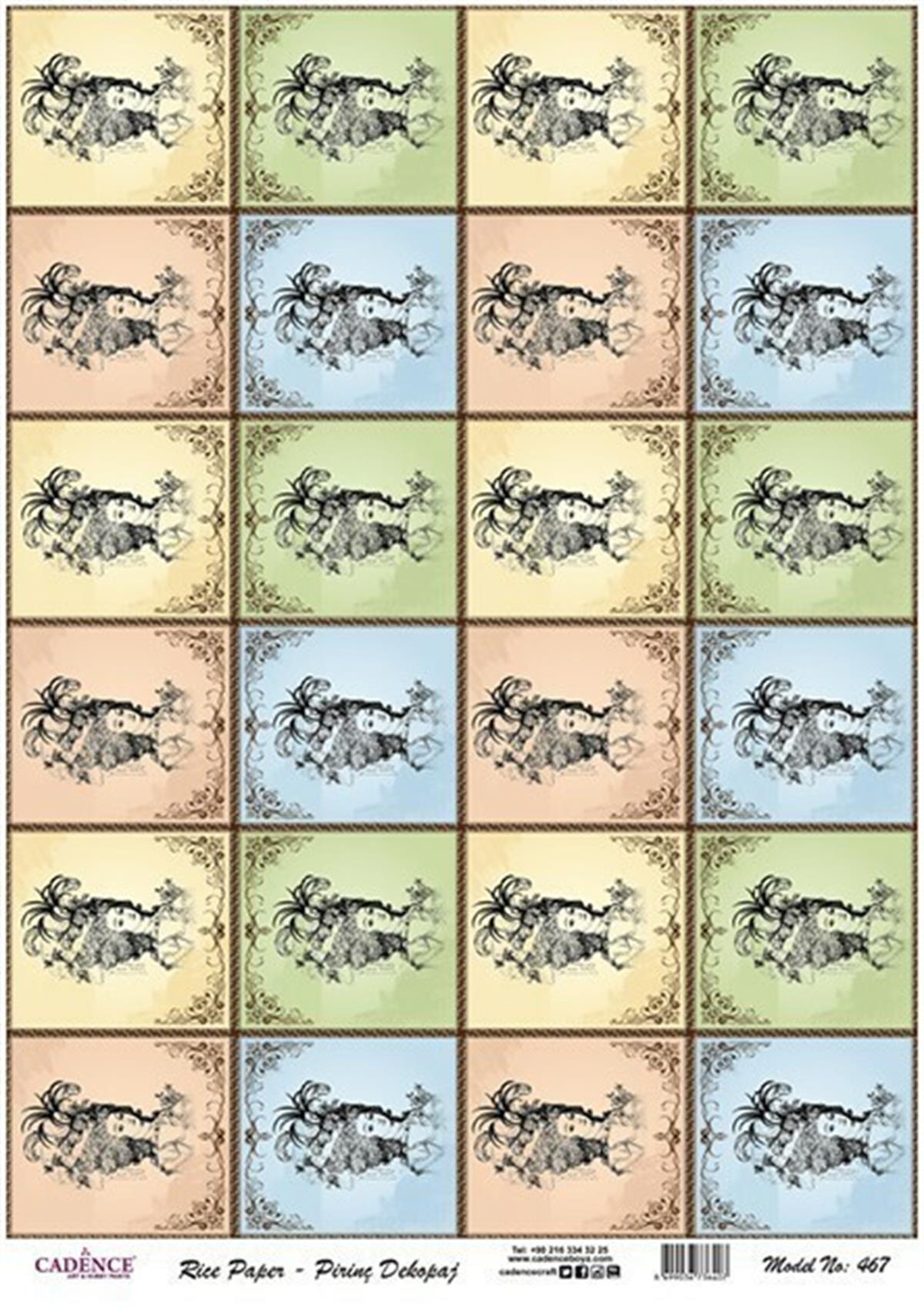 Рисовая бумага Cadence, модель 467, 30x42