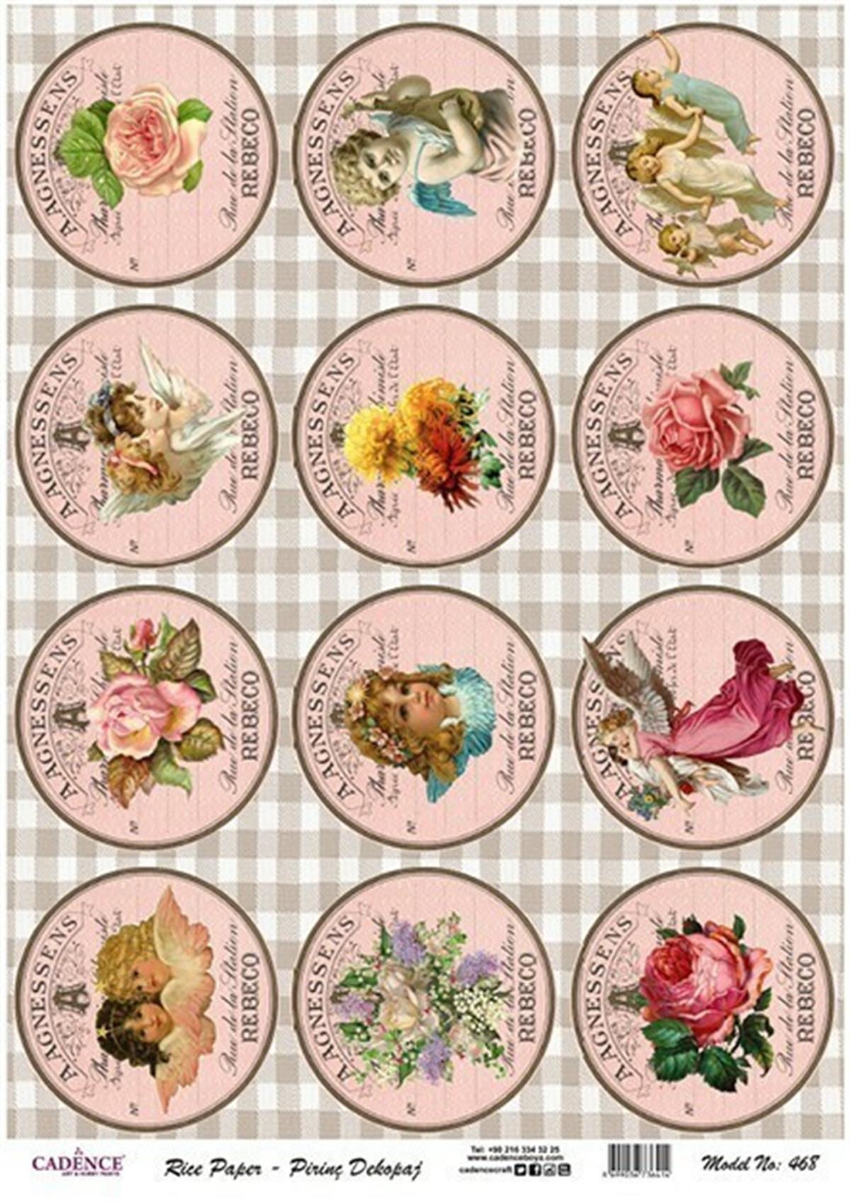 Рисовая бумага Cadence, модель 468, 30x42