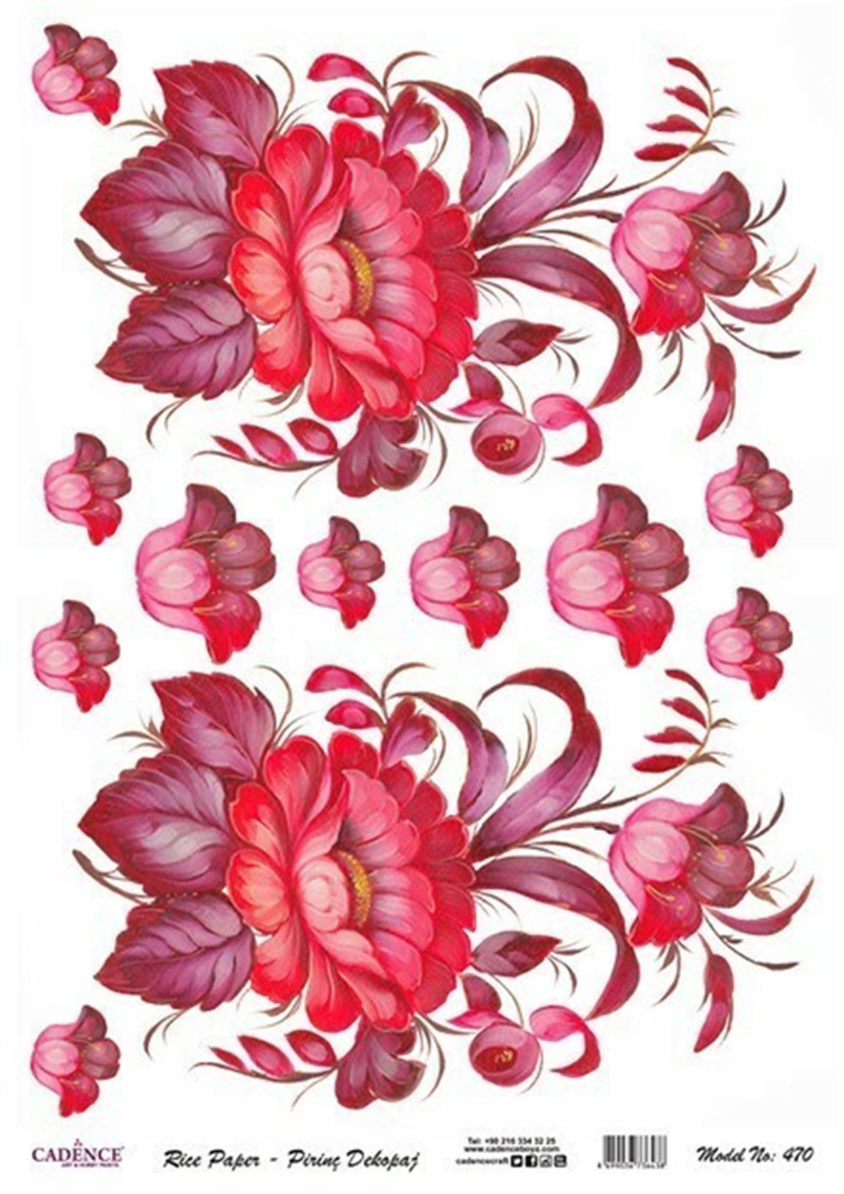 إيقاع ورق الأرز موديل 470 30x42