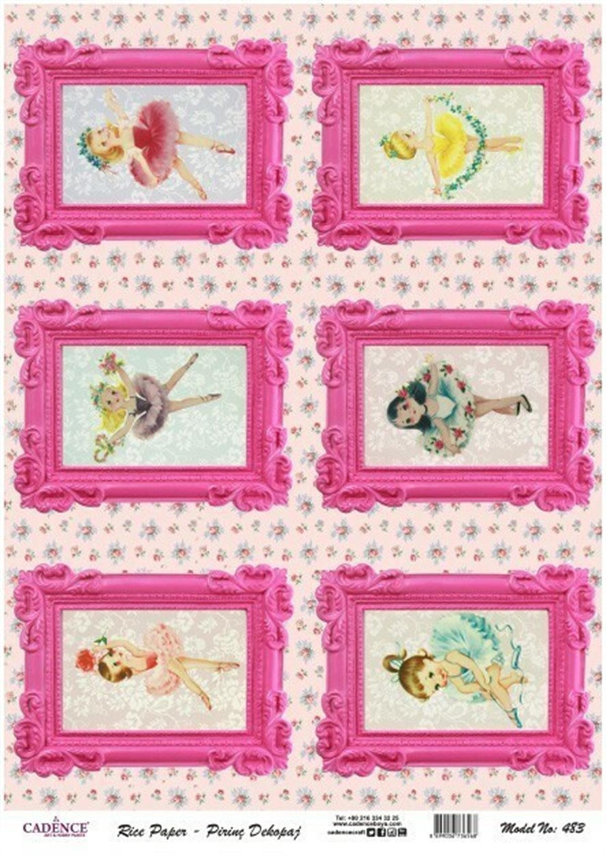 إيقاع ورق الأرز موديل 483 30x42